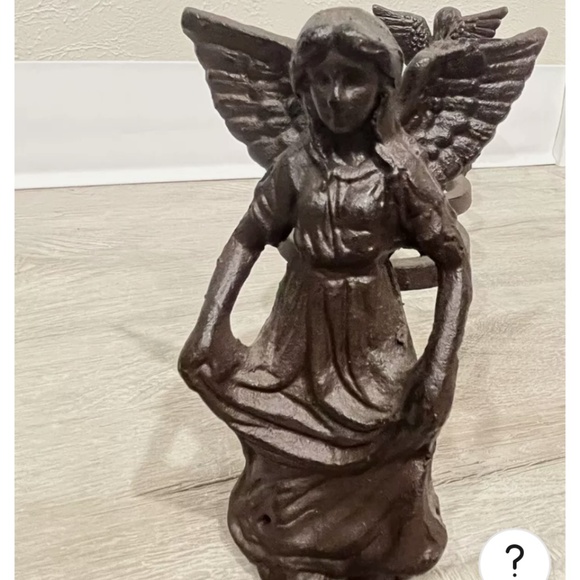 COPY - Cast iron Angels candle holders very heavy - Picture 4 of 4